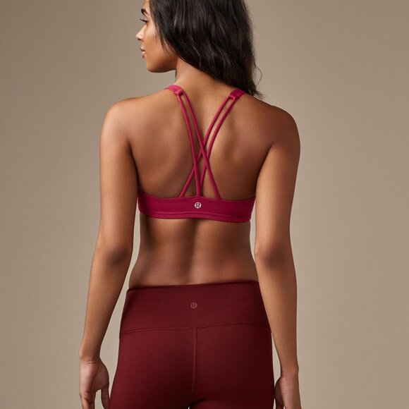 Lululemon Free To Be Bra in Ruby Red - Picture 4 of 9